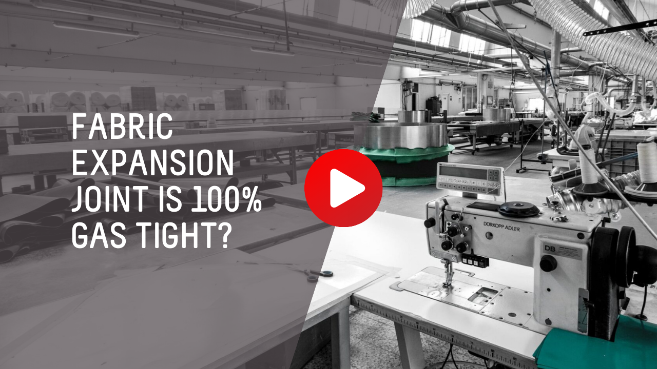 Fabric expansion joint is 100% gas tight?